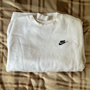 White nike crew neck